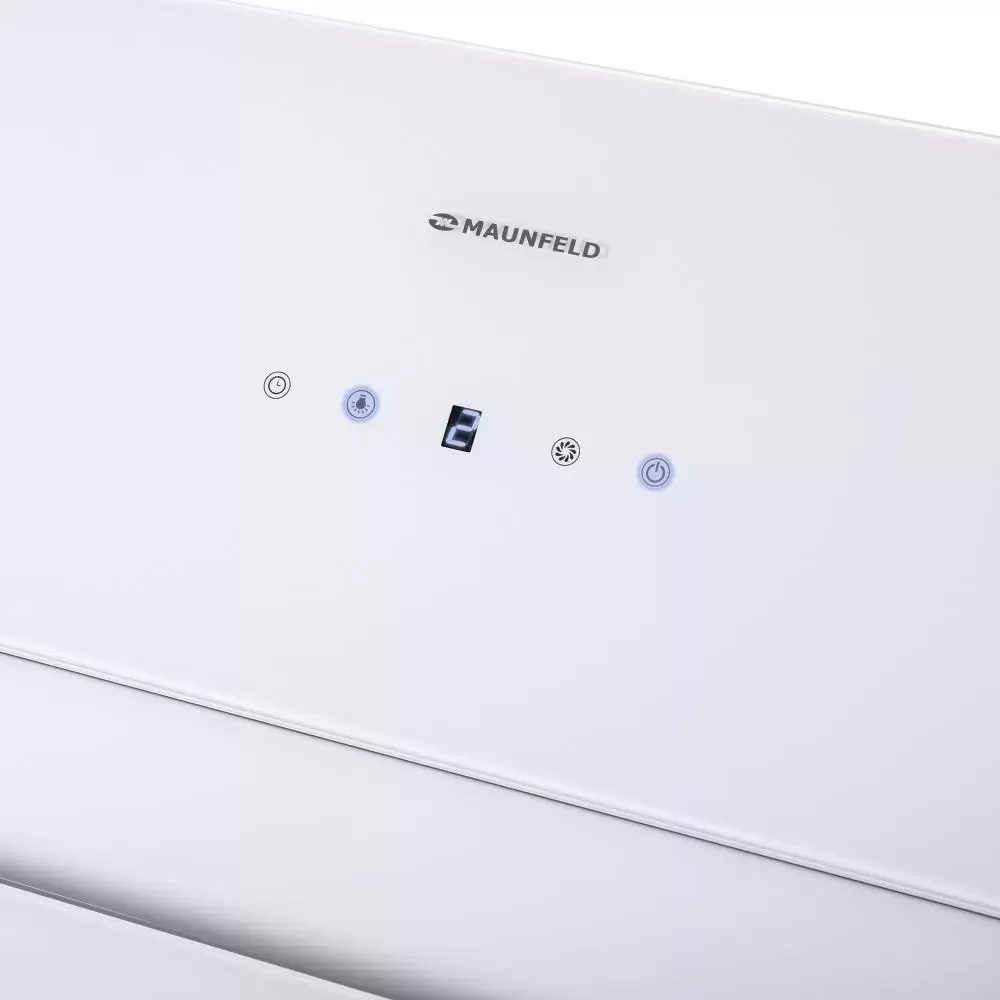 Кухонная вытяжка MAUNFELD Mersey 90 белый\вставка сатин