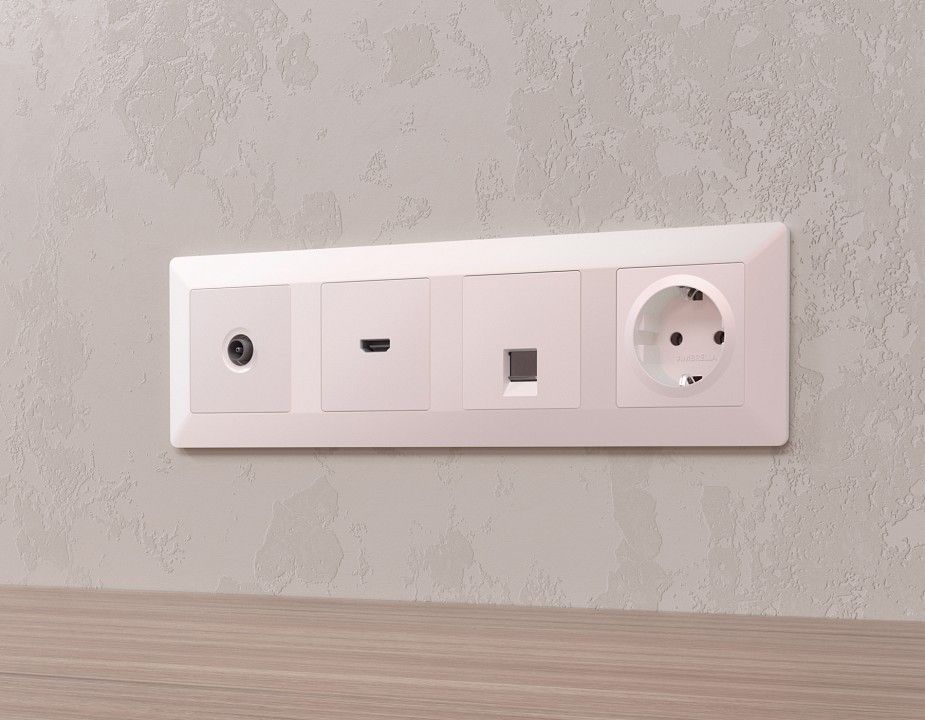 Накладка для розетки HDMI Ambrella Volt ALFA AP2140