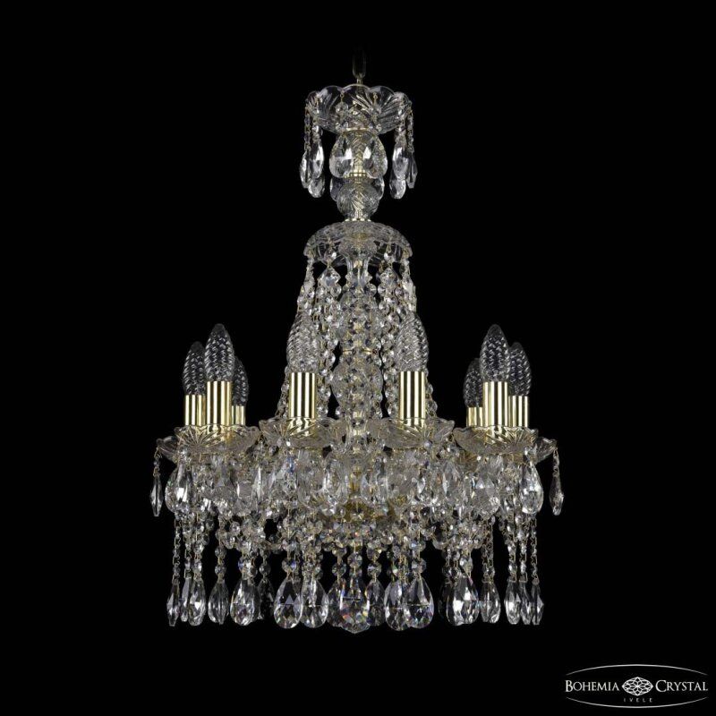 Подвесная люстра Bohemia Ivele Crystal 1413 1413/10/141/XL-60 G