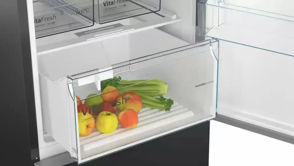 Холодильник с нижней морозильной камерой BOSCH KGN39UC27R
