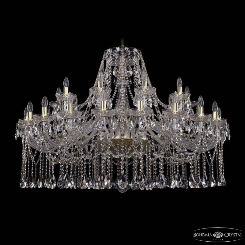 Подвесная люстра Bohemia Ivele Crystal 1413 1413/20+10/460 G