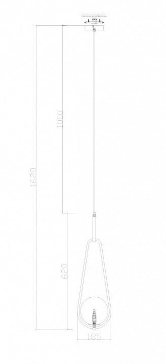 Подвесной светильник Freya Шмель FR5144PL-01TR