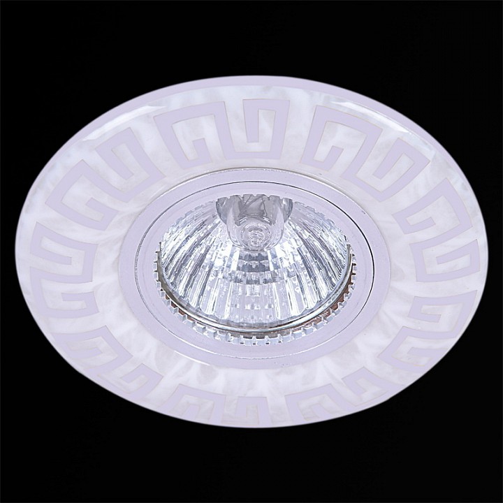 Встраиваемый светильник Reluce  09504-9.0-001MN MR16+LED3W WH/CR