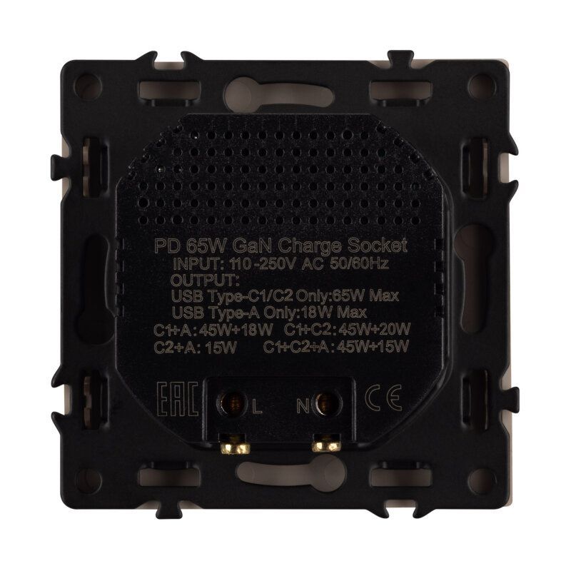 Розетка USB и type C без рамки Arlight NOBE 061835(1)