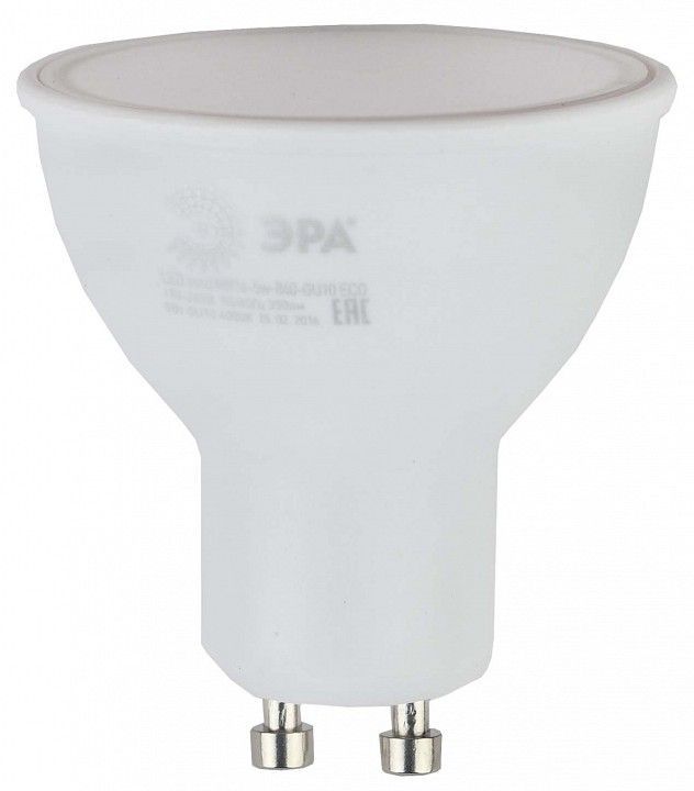 Лампа светодиодная Эра  GU10 5Вт 4000K LED MR16-5W-840-GU10 R