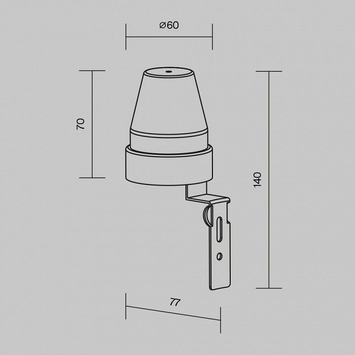 Датчик движения и освещенности Maytoni Lighting control Датчики SL-02