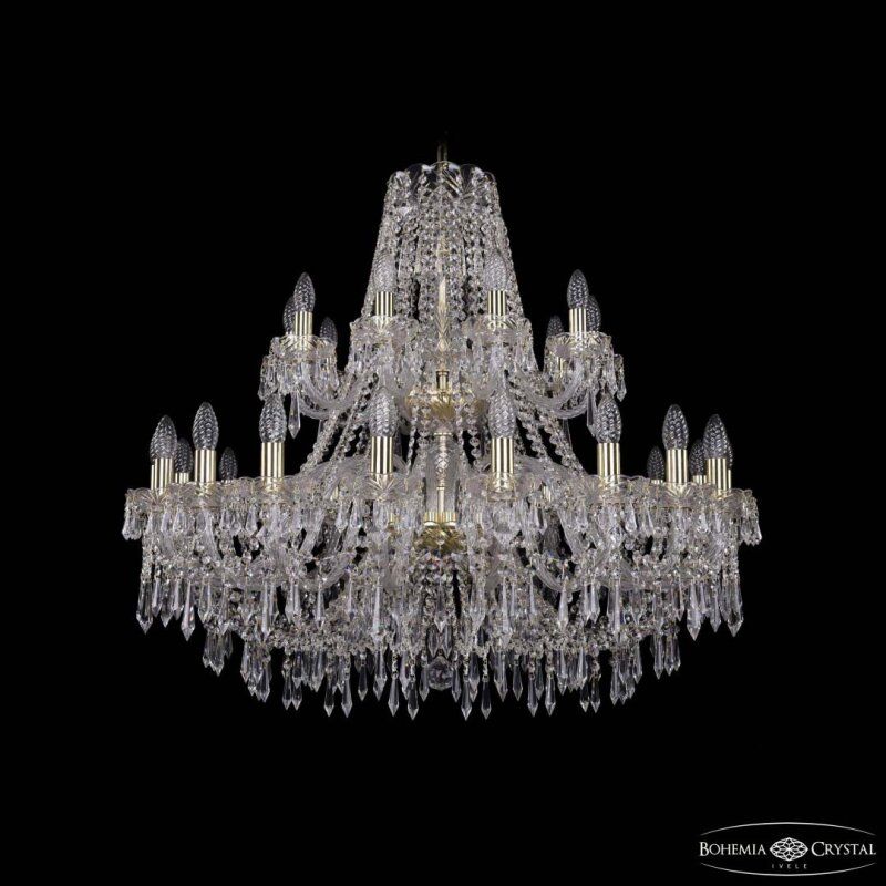 Подвесная люстра Bohemia Ivele Crystal 1403 1403/20+10/360/2d G