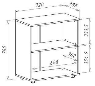 Тумба МФ Jazz С612 С-612СБ