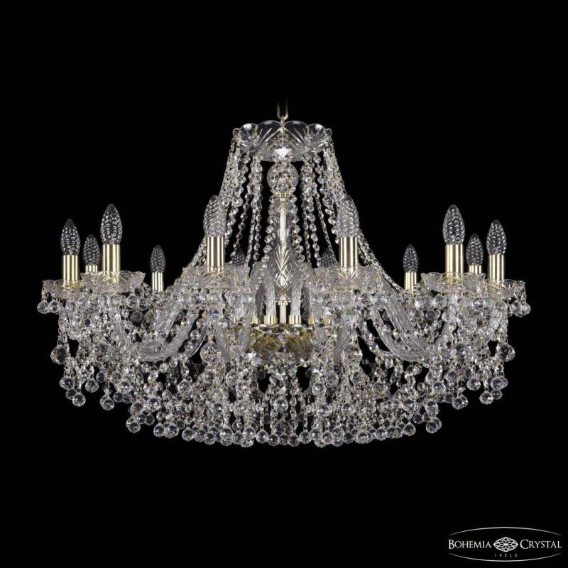 Подвесная люстра Bohemia Ivele Crystal 1409 1409/12/300 G