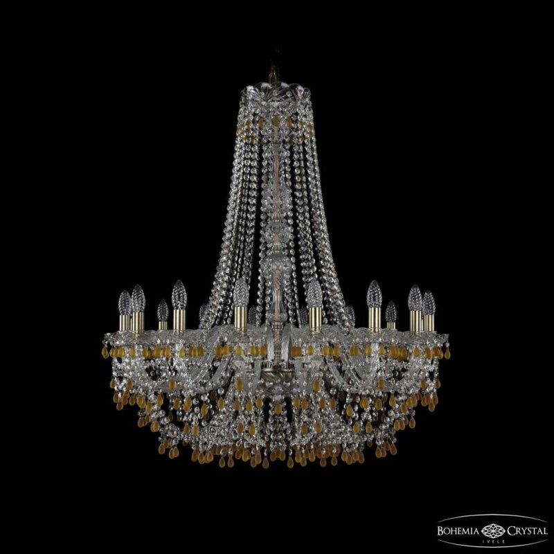 Подвесная люстра Bohemia Ivele Crystal 1410 1410/16/300/h-95 Pa V1003