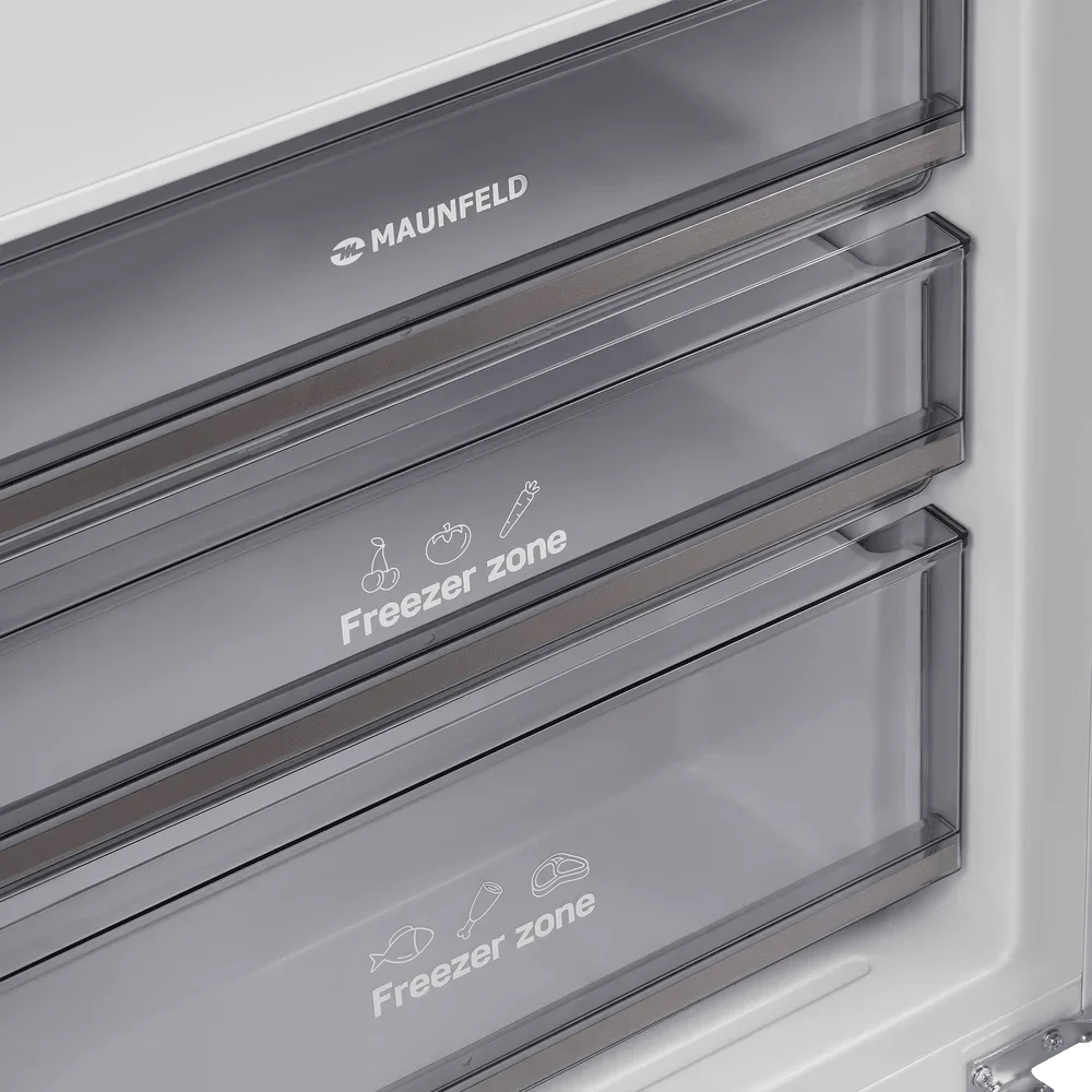 Встраиваемый холодильник Maunfeld MBF193NFW1GR Inverter