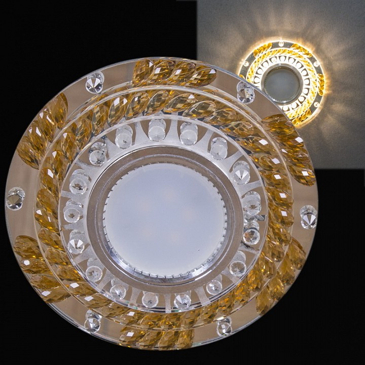 Встраиваемый светильник Reluce  22092-9.0-001PL MR16+LED3W CL+GD