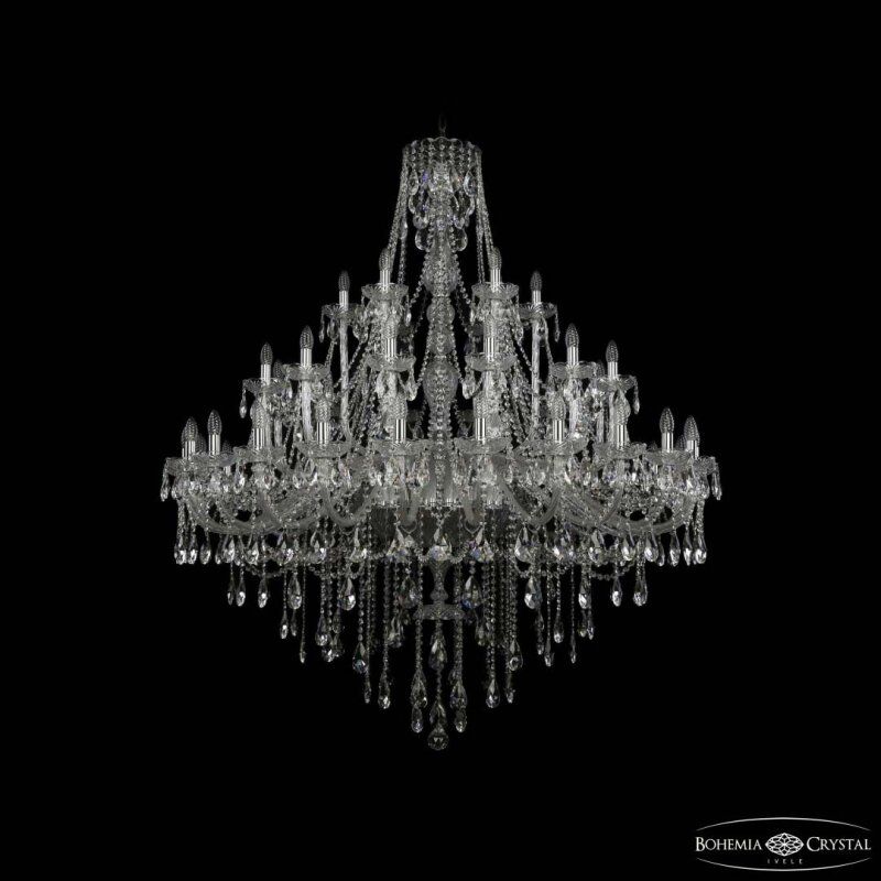 Подвесная люстра Bohemia Ivele Crystal 1415 1415/24+12+6/530 Ni