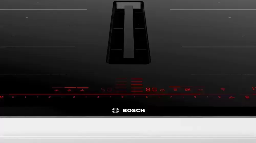 Индукционная варочная панель с интегрированной вытяжкой BOSCH PXX875D67E