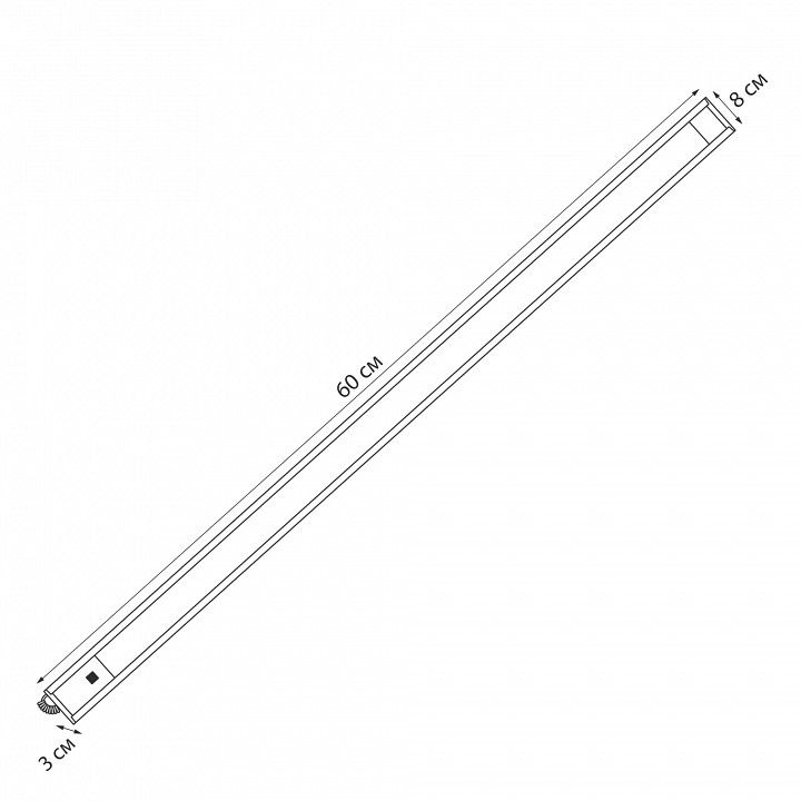 Накладной светильник Uniel Silver UL-00002882