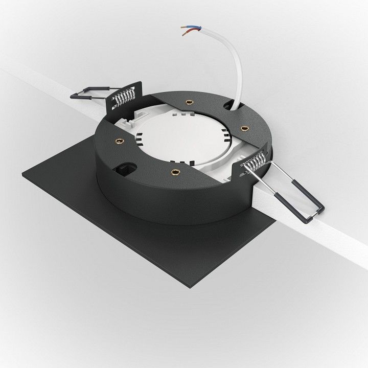 Встраиваемый светильник Maytoni Technical Hoop DL086-GX53-SQ-BW