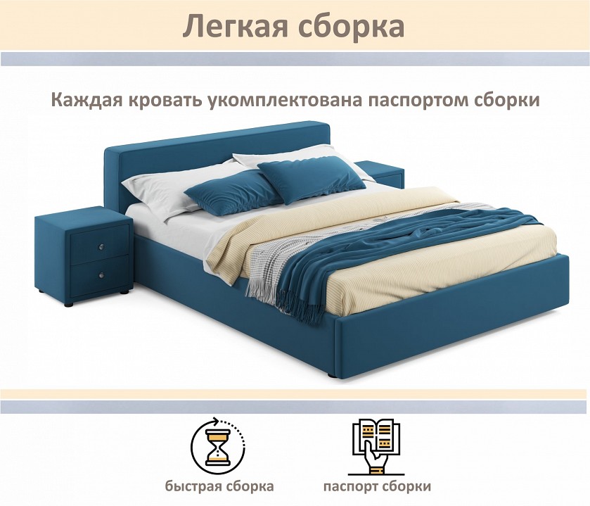 Кровать двуспальная Skandi 1600