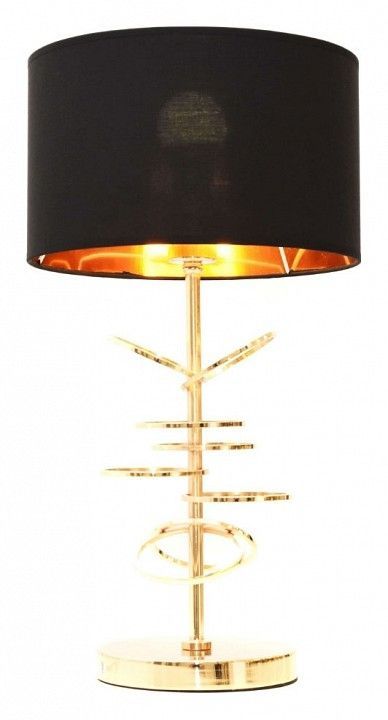 Настольная лампа декоративная LUMINA DECO Fabi LDT 5530 F.GD+BK