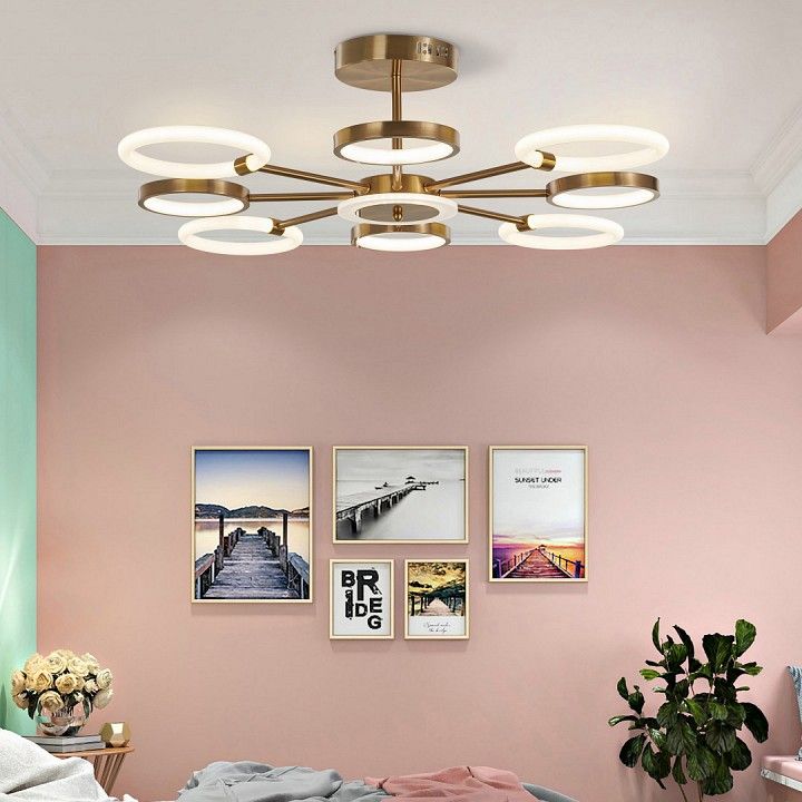 Люстра на штанге Arte Milano Neapolis-77240 277240/8 GD