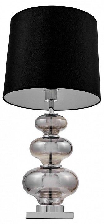 Настольная лампа декоративная LUMINA DECO Briston LDT 303 CHR+BK
