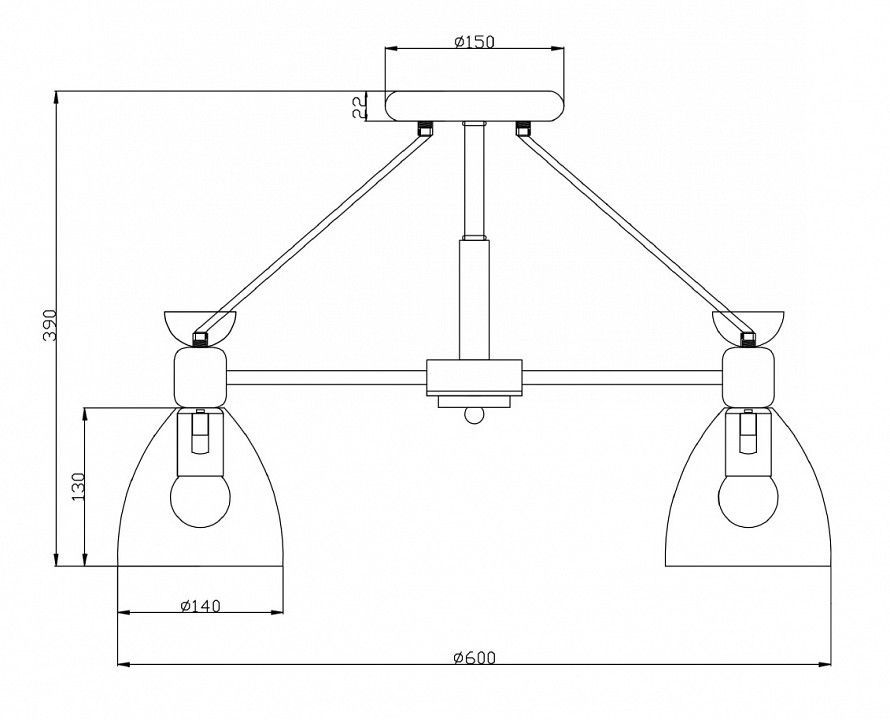 Люстра на штанге Freya Delia FR5033CL-05W