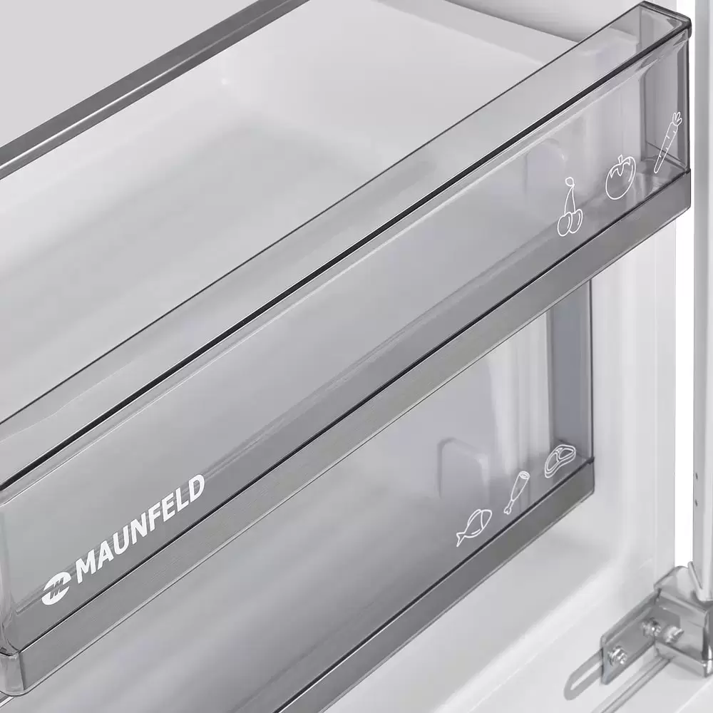 Встраиваемый холодильник Maunfeld MBL177SWGR Inverter