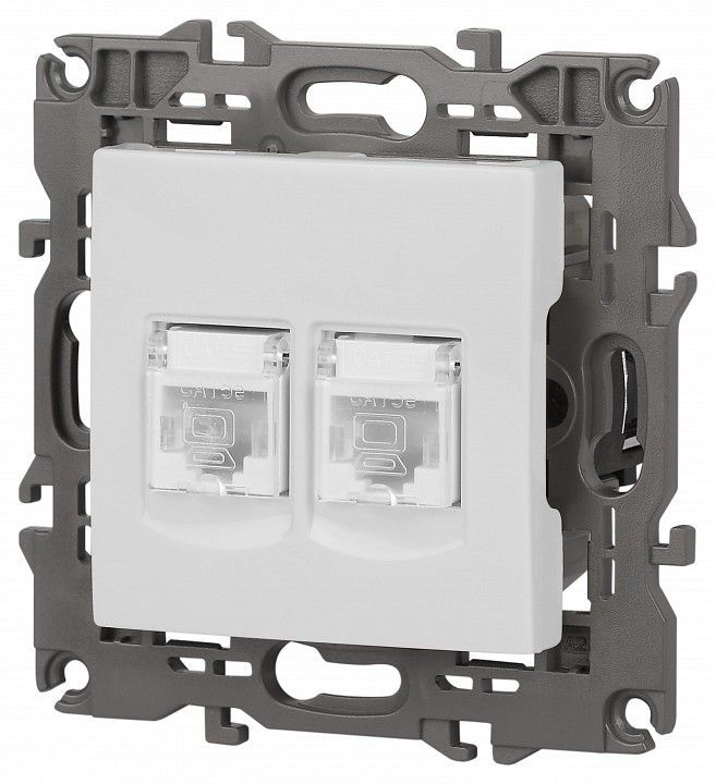 Розетка Ethernet RJ-45 без рамки Эра Эра Elegance 14-3108-01