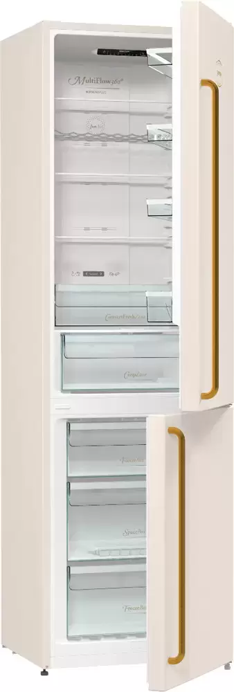 Отдельностоящий двухкамерный холодильник Gorenje NRK6202CLI