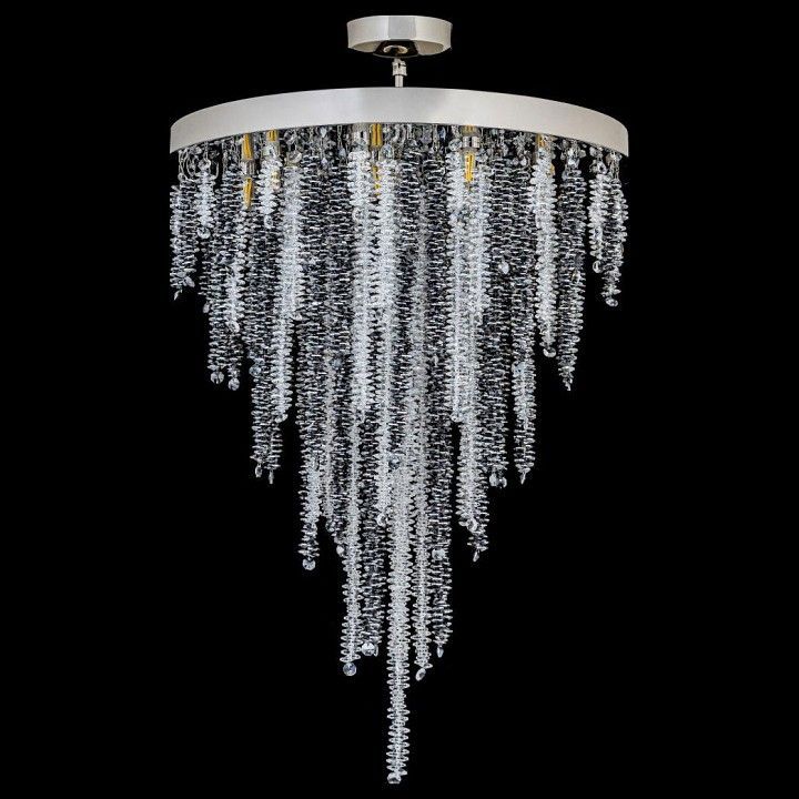 Люстра на штанге Arti Lampadari Flusso Nickel Flusso H 1.4.55.106 N