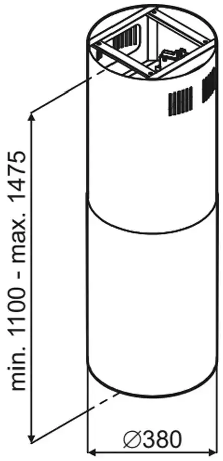 Вытяжка Maunfeld LEE ISLA (sensor) 39 WHITE