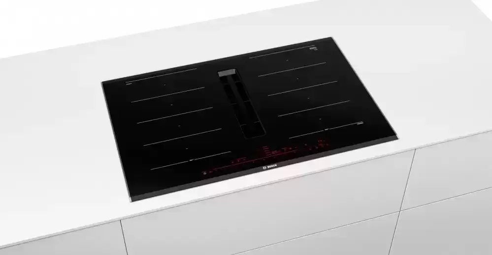 Индукционная варочная панель с интегрированной вытяжкой BOSCH PXX875D67E