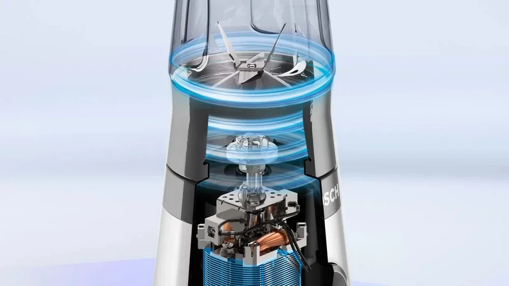 Блендер Bosch MMB2111T нержавеющая сталь