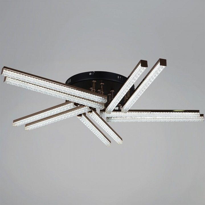 Люстра на штанге Reluce  17090-0.3-10 BK+FG Люстра на штанге Reluce  17090-0.3-10 BK+FG