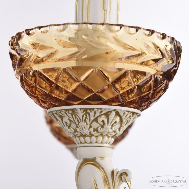Подвесная люстра Bohemia Ivele Crystal AL7801 AL78101P/8/250 A WMG P Amber/M-1F