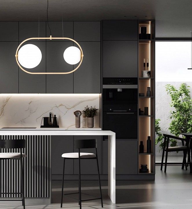 Подвесной светильник LUMINA DECO PANARI LDP 1210-2 BK