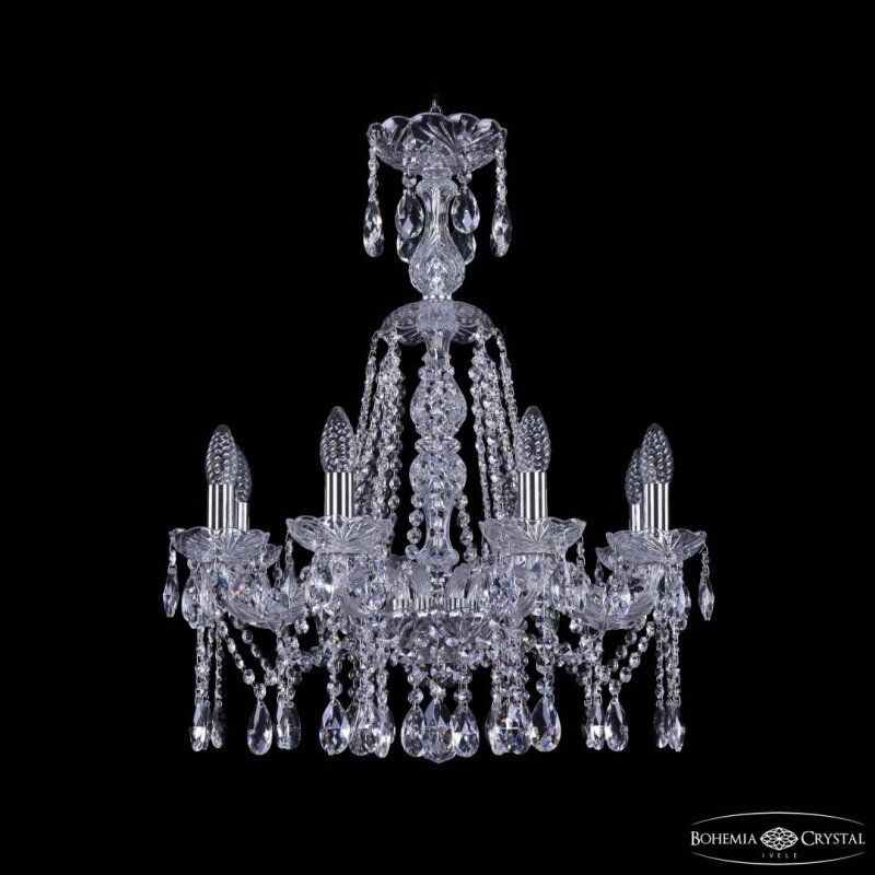 Подвесная люстра Bohemia Ivele Crystal 1413 1413/8/200/XL-66 Ni