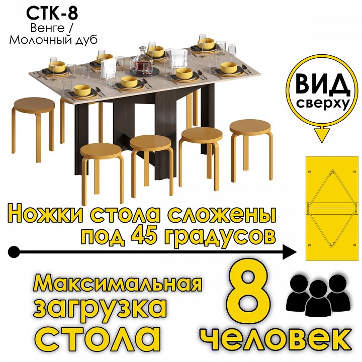 Стол обеденный СТК 8