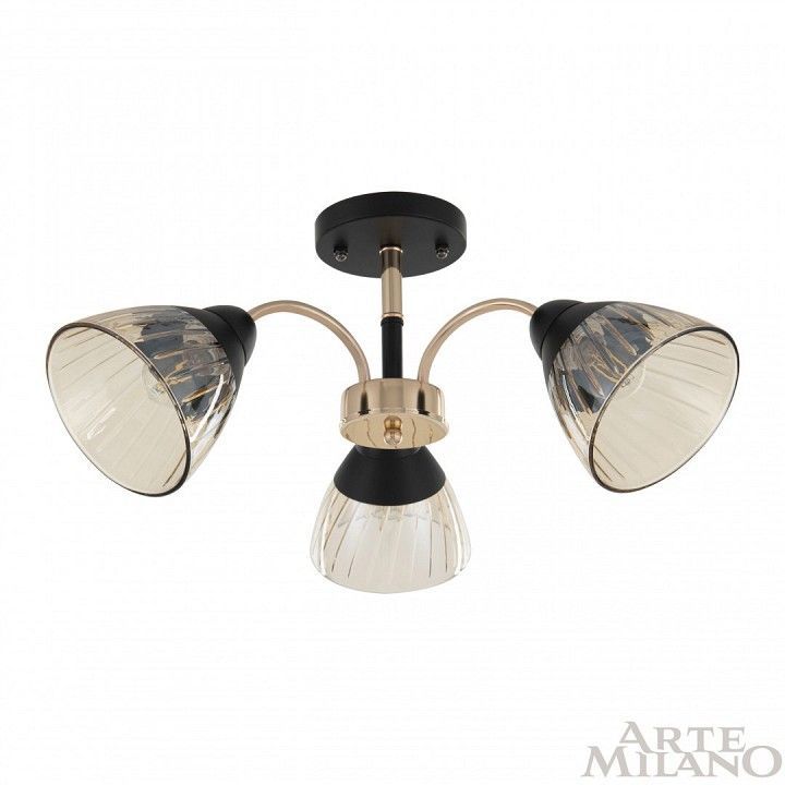 Люстра на штанге Arte Milano Napoli-320119 320119/3 FG+BK