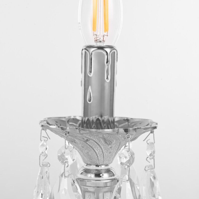 Настольная лампа декоративная Bohemia Ivele Crystal AL77 AL77200L/1-25 NW