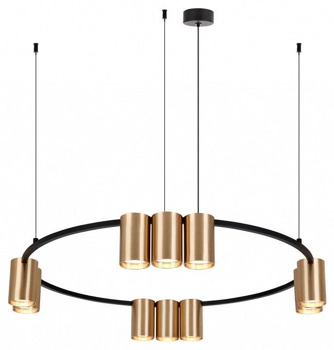 Подвесная люстра Denkirs Orbit DK4065-BK+SG
