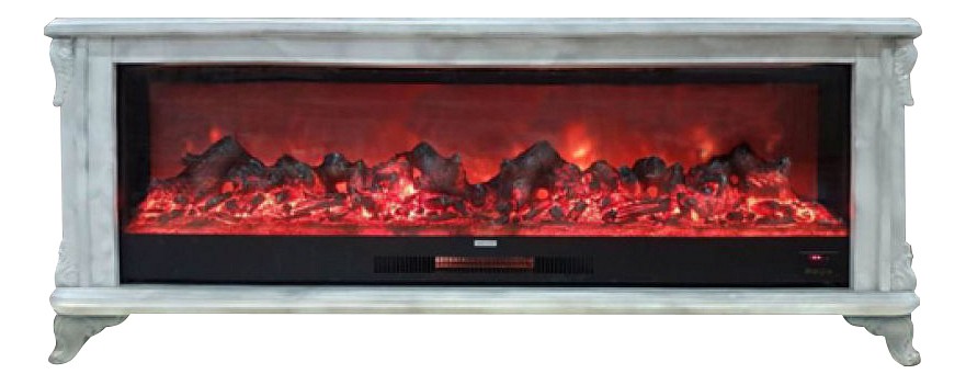 Комплект из электрокамина напольного и портала (155x35x63.1 см) Версаль царга Premier S130 ВЕМ000013