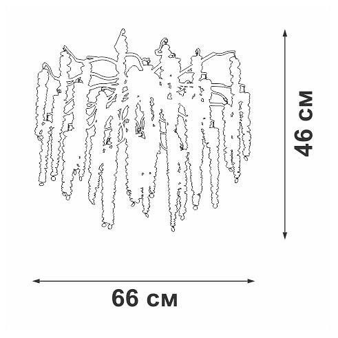 Потолочная люстра Vitaluce V2855 V2855-1/7PL