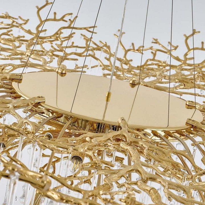 Подвесная люстра Arte Milano Веточка 230110.2000.47.E14.I2 GD