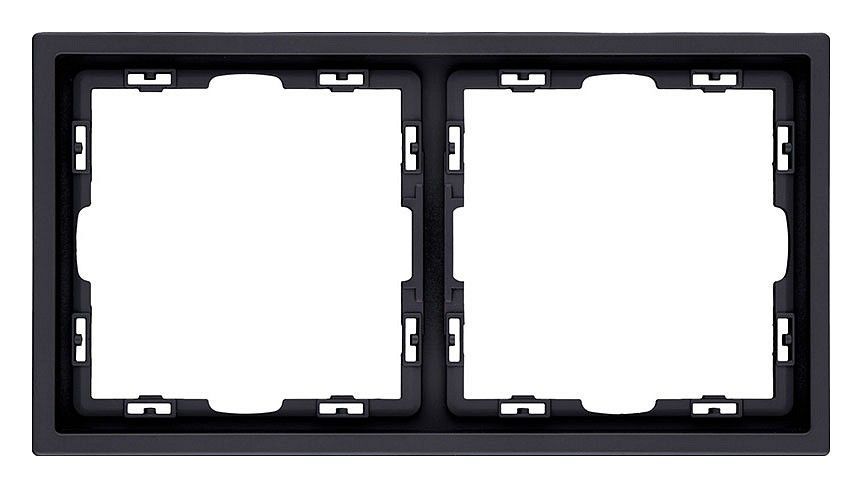 Рамка на 2 поста Kollinger Eclipse EC2BK