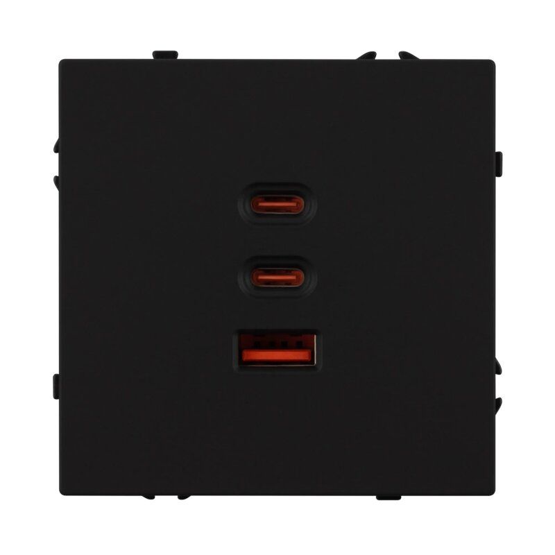 Механизм розетки 2хUSB type A и C Arlight NOBE 061834