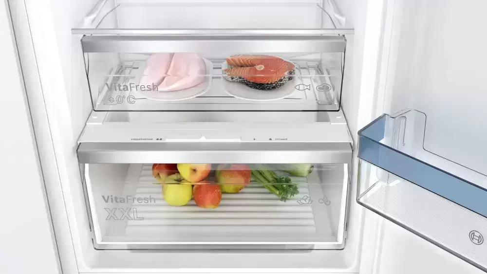 Встраиваемый двухкамерный холодильник Bosch KIN86VFE0