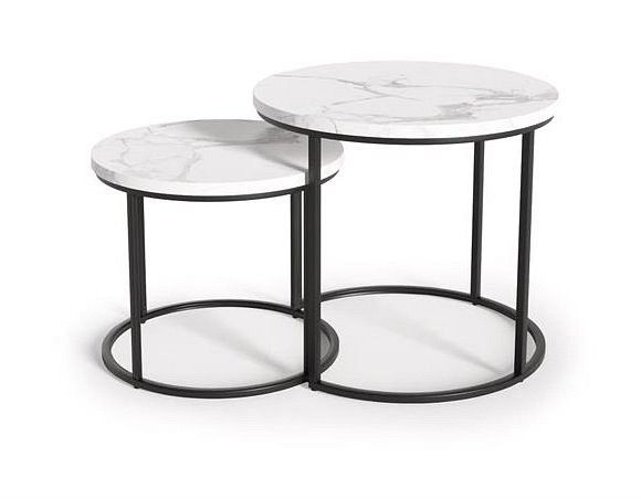 Стол журнальный Halmar Oreo V-CH-OREO-LAW-BIALY_MARMUR