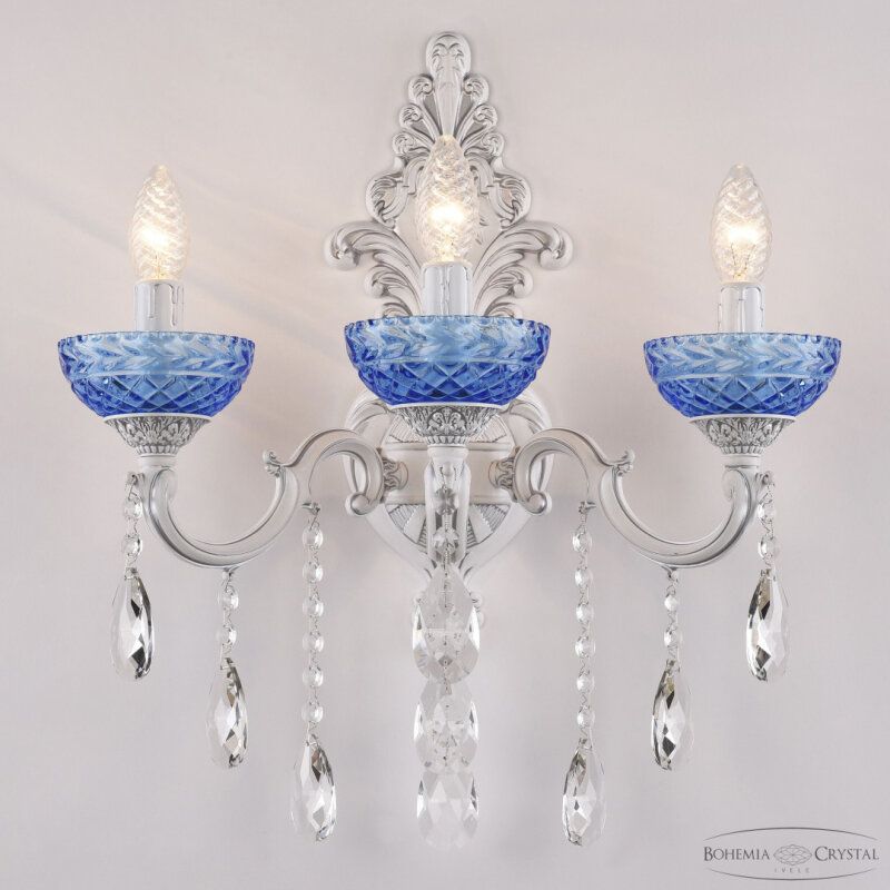Бра Bohemia Ivele Crystal AL7801 AL7801B15/3/175 B WMN P Aquamarine/M-1F