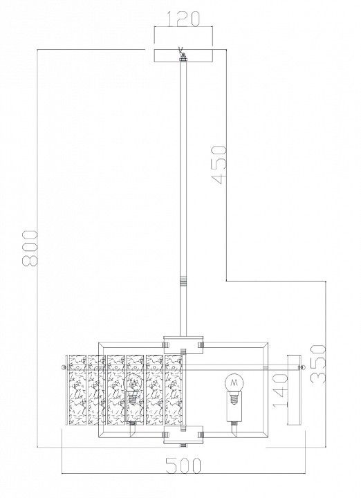 Светильник на штанге Freya Базилика FR5166PL-06N