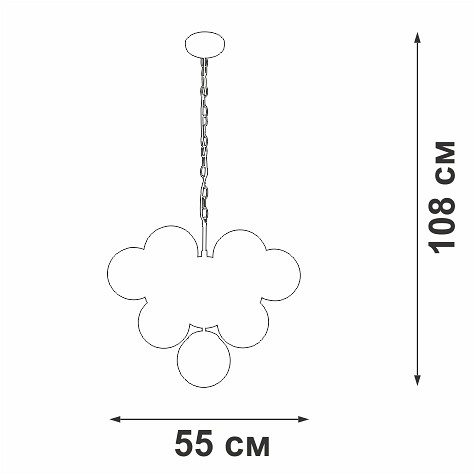 Подвесная люстра Vitaluce V49630 V49630-8/10